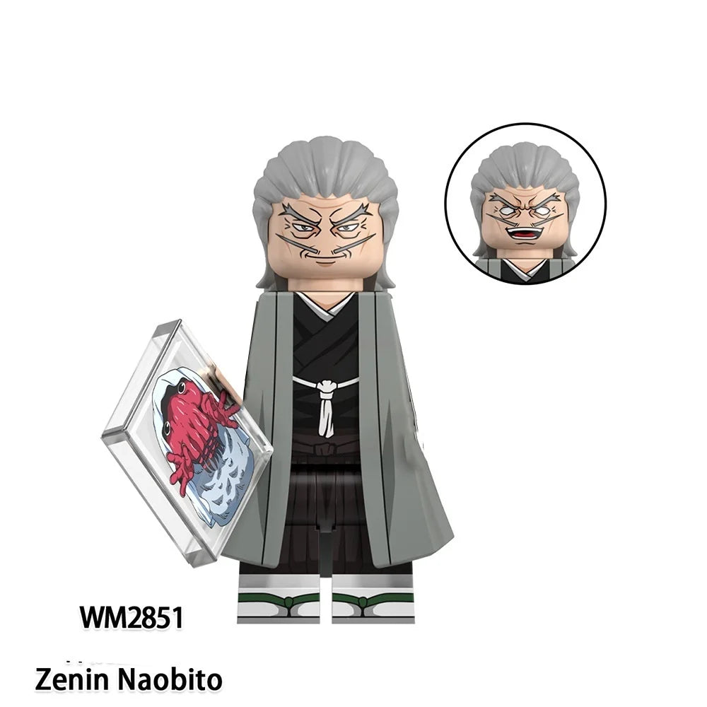 Jujutsu Kaisen Blocks Itadori Yuji Megumi Gojo Satoru Geto Rogo Mahito Hanao Mini Action Toy Figures Building Blocks Kids Gifts