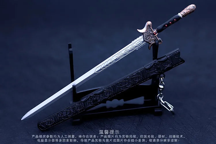 Sword Art Online 22CM Elucidator Anime Kirito Weapon Yuuki Asuna Green Rose Sword Real Steel Katana SAQ Japanese Catanas Toys
