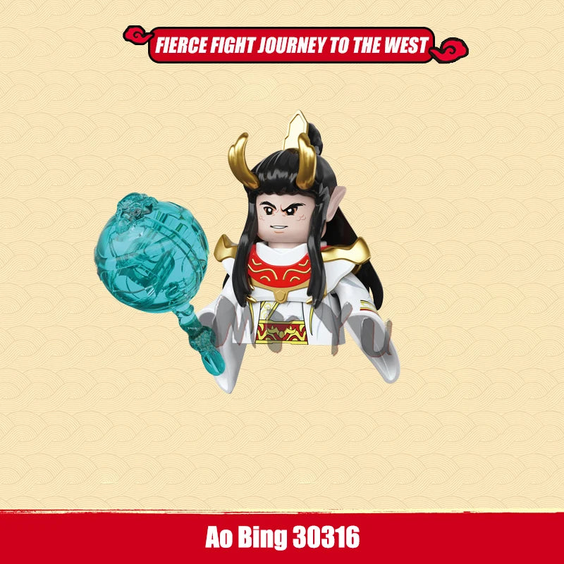 New Journey To Thewest Chinese Movie Anime DIY Mini Figures Weapons Model Building Blocks Kids Toys Gifts For Boys Girls Juguete