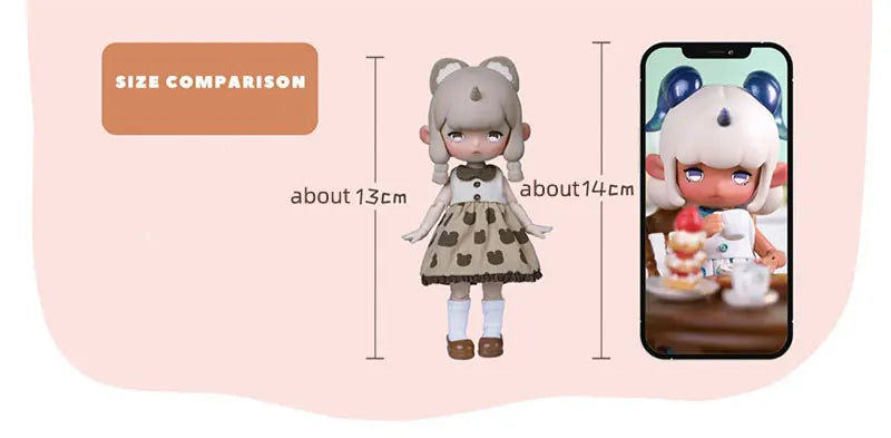 Penny Box Obtisu11 Dolls Blind Box Cute Elf Unicorn Bjd Joint Figures Mystery Box Anime Model Kawaii Surprise Toy for Kid Girl