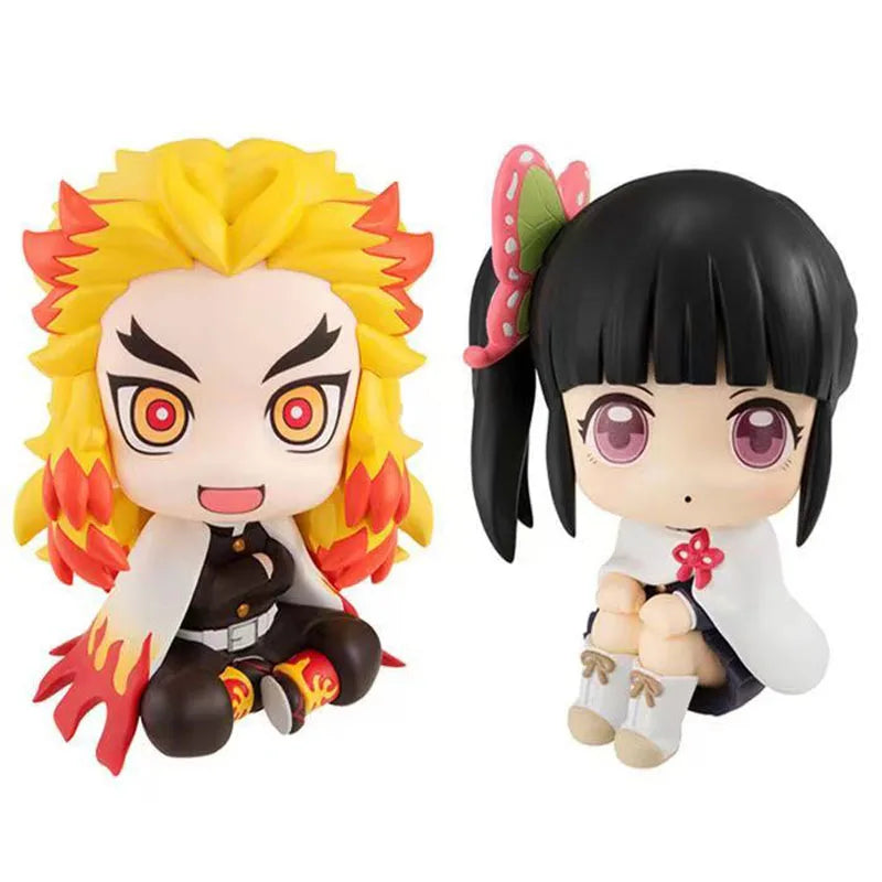 Anime Demon Slayer Doll Toy 6cm Nezuko Tanjirou Zenitsu Inosuke Kyoujurou Kanawo Action Figures Model Toy Kid Xmas Birthday Gift