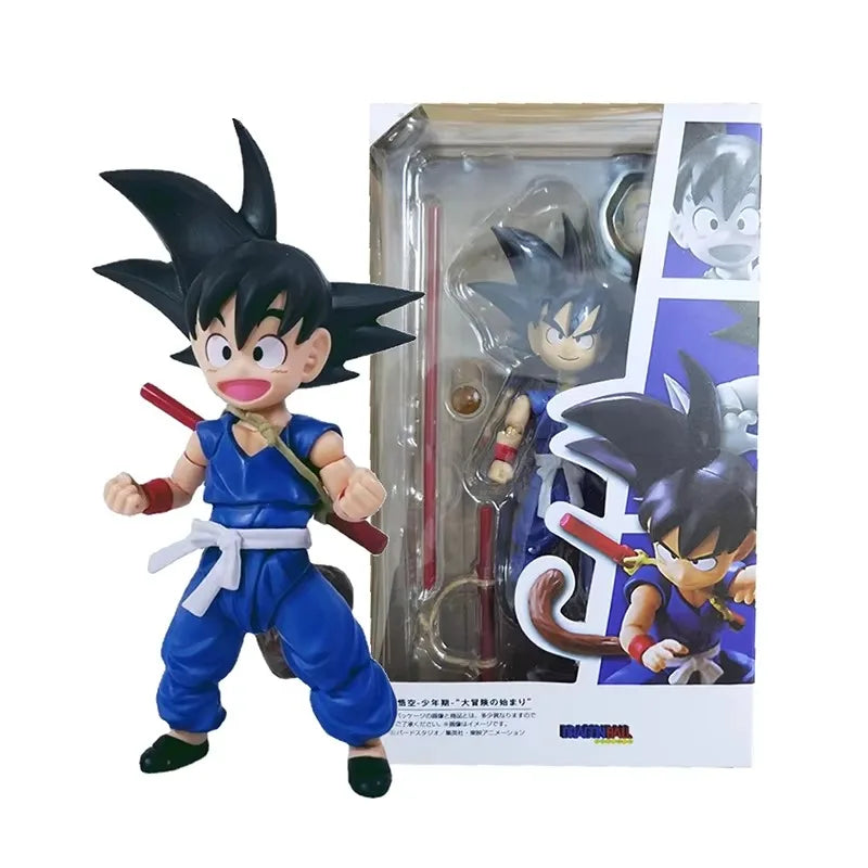 11cm Anime Dragon Ball Z Figures Combats Son Gohan Action Figure PVC DBZ Namek Childhood Gohan Shf Movable Collection Model Toys