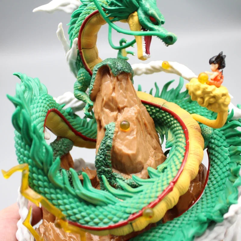 Dragon Ball Z Shenron Anime Figures Goku And Mountain Shenron Sea Shenron Action Figurine Pvc Statue Model Collection Toys Gifts