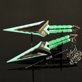 6.3in Valorant Katana Swords Real Size Japanese Samurai Sabre Alloy Knife Sword Anime Cosplay Prop Katana Home Decoration Gift