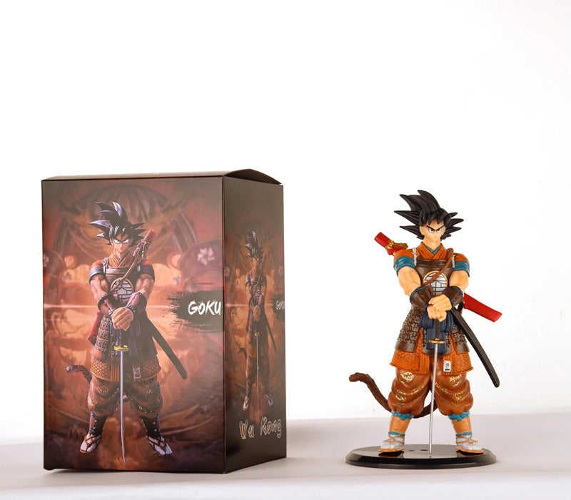 21cm Anime Dragon Ball Z Figure Samurai Son Goku Broly Super Saiyan Action Figures PVC Collection Model Doll Ornaments Toys Gift