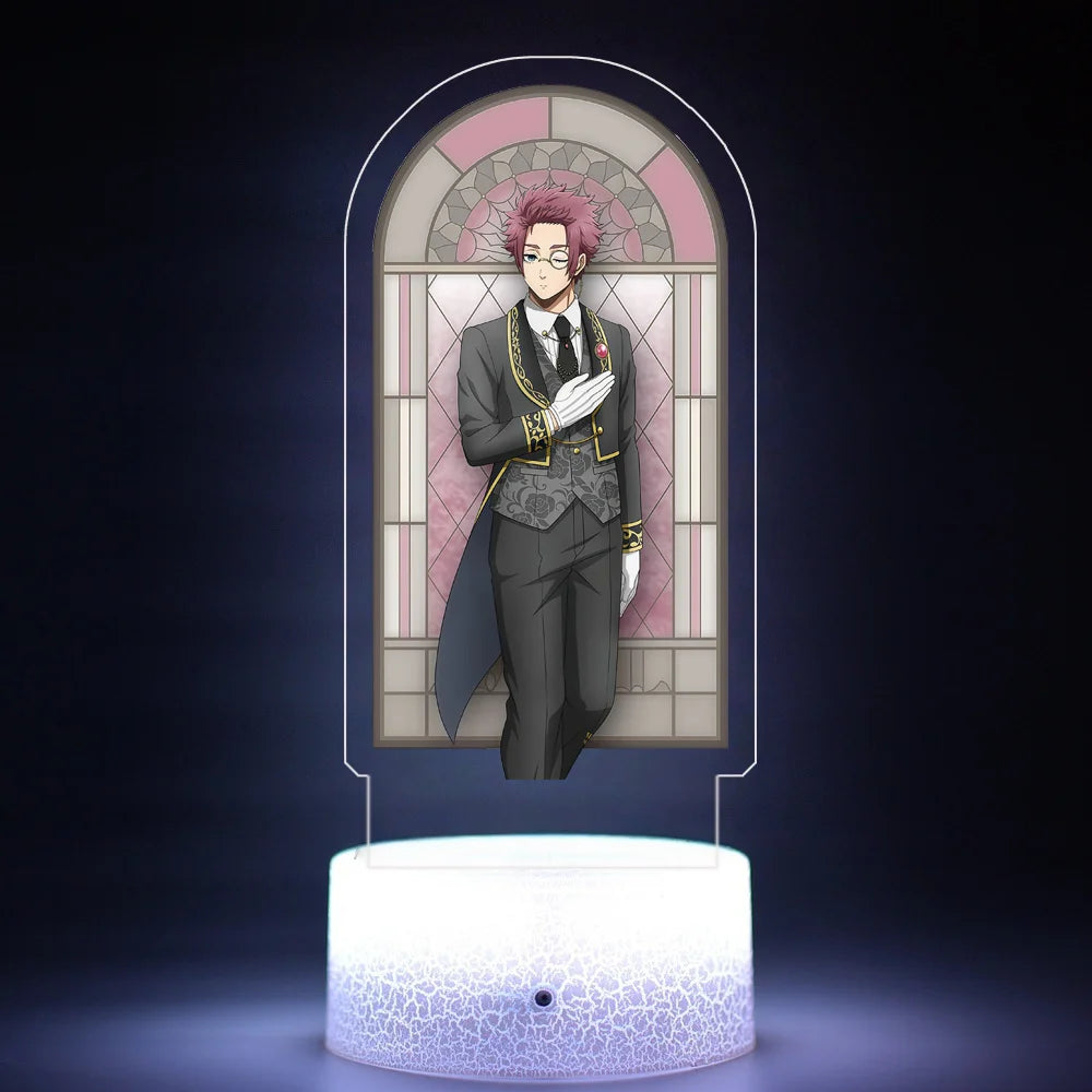 Acrylic Anime Cartoons Night Light for Blue Lock Yoichi Isagi Bedroom Standee Atmosphere Creativity Decoration Birthday Gift