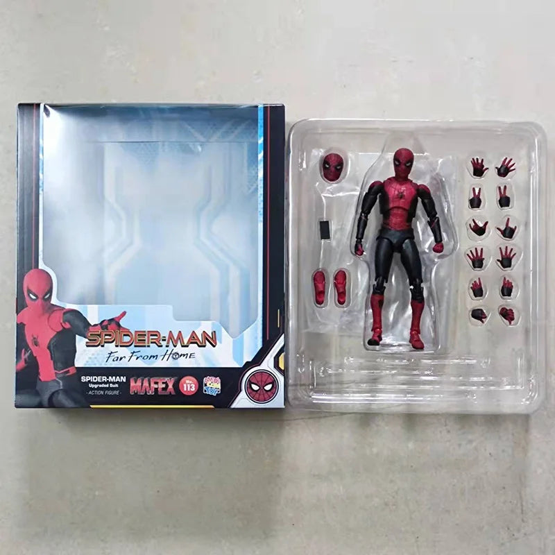 AMAZING YAMAGUCHI Spiderman Gwen Stacy Action Figure Spider Gwen PVC Model Spider-Man Across the Spider-Verse Miles Morales Toys