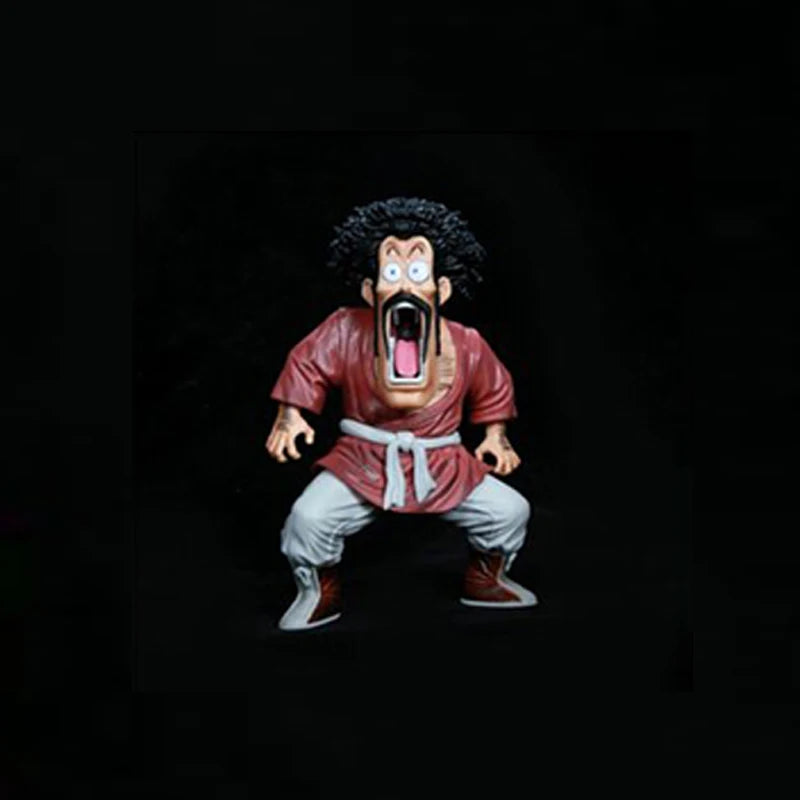 Dragon Ball Anime Mister Satan Figures Replace Head Hercule Action Figure Two Headed Funny Statue Model Collection Christmas Toy