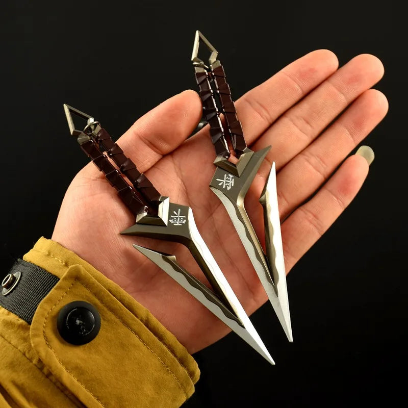 6.3in Valorant Katana Swords Real Size Japanese Samurai Sabre Alloy Knife Sword Anime Cosplay Prop Katana Home Decoration Gift