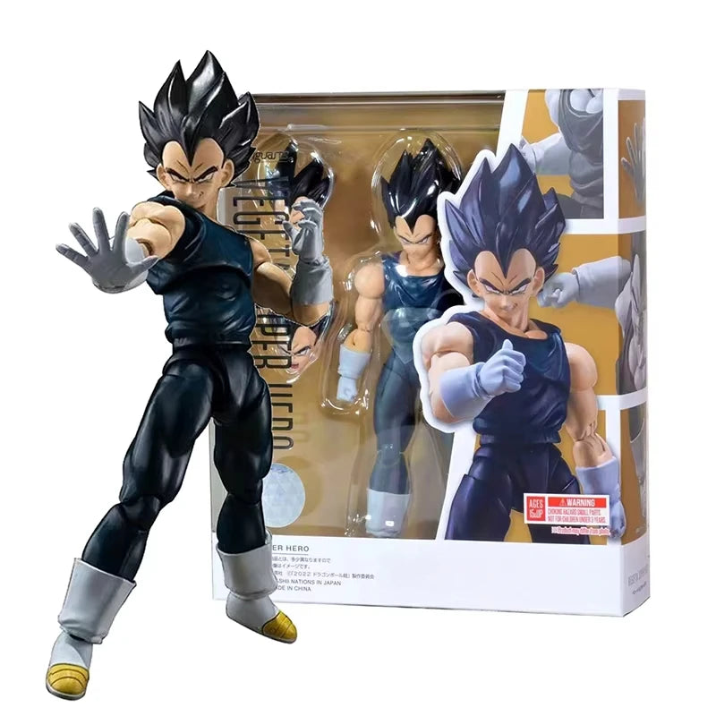 Anime Super Dragon Ball Heroes Figures Combats Vegeta Action Figure Bejita Movable Collection Doll Shf Saiyan Vegeta Model Toys
