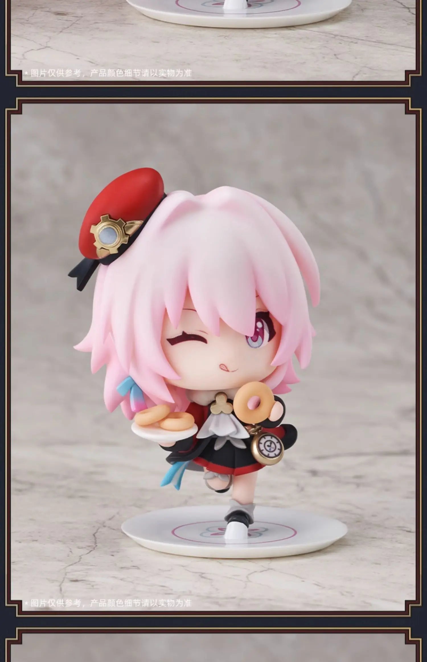 original Honkai Star Rail Peripherals Figures toys March 7th Dan Heng Himeko Train welcome tea party Brand New Genuine gift
