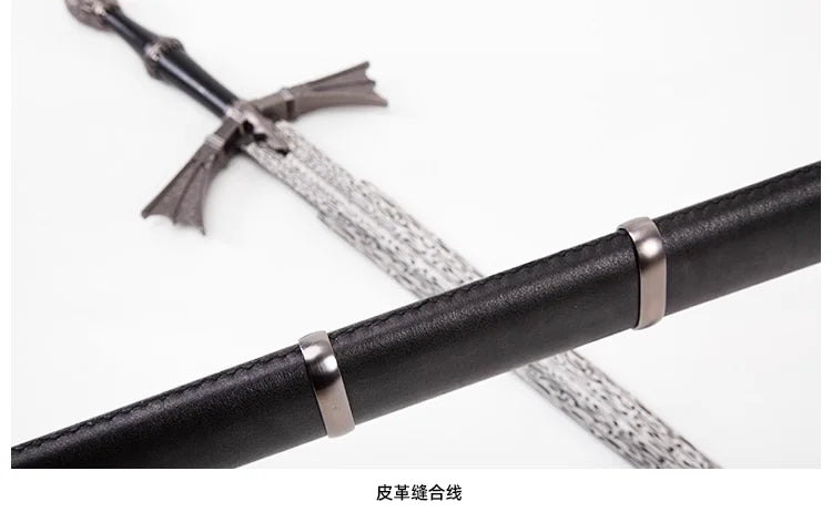 dark sister sword of the Dragon race, Damon Aegon,stainless steel real sword,cosplay one-handed sword, role-playing assassin