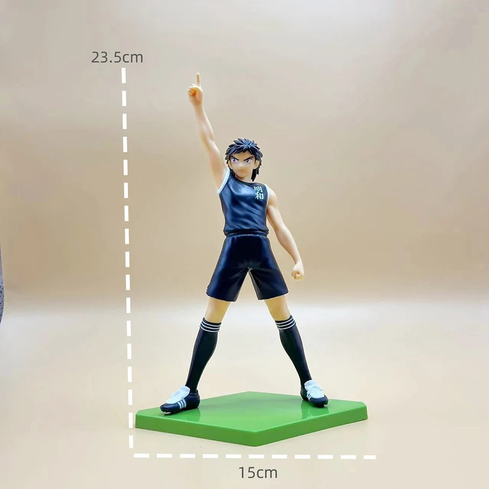 Anime Captain Tsubasa Figures Ozora Tsubasa Figure Wakabayashi Genzo Kojiro Hyuga Action Figurine Collectible Toys Ornament Gift