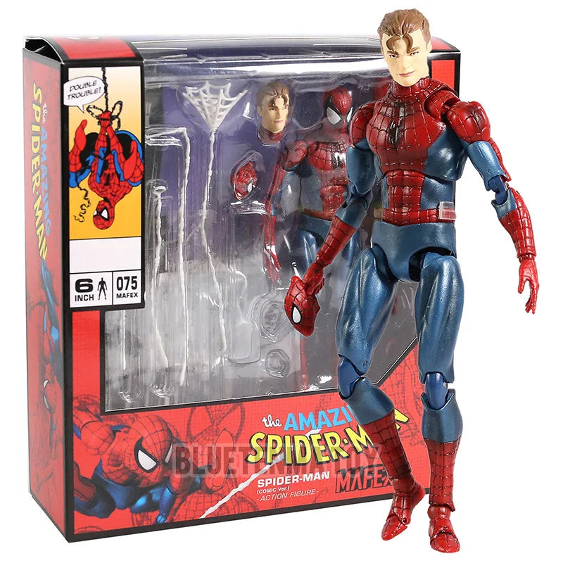 AMAZING YAMAGUCHI Spiderman Gwen Stacy Action Figure Spider Gwen PVC Model Spider-Man Across the Spider-Verse Miles Morales Toys