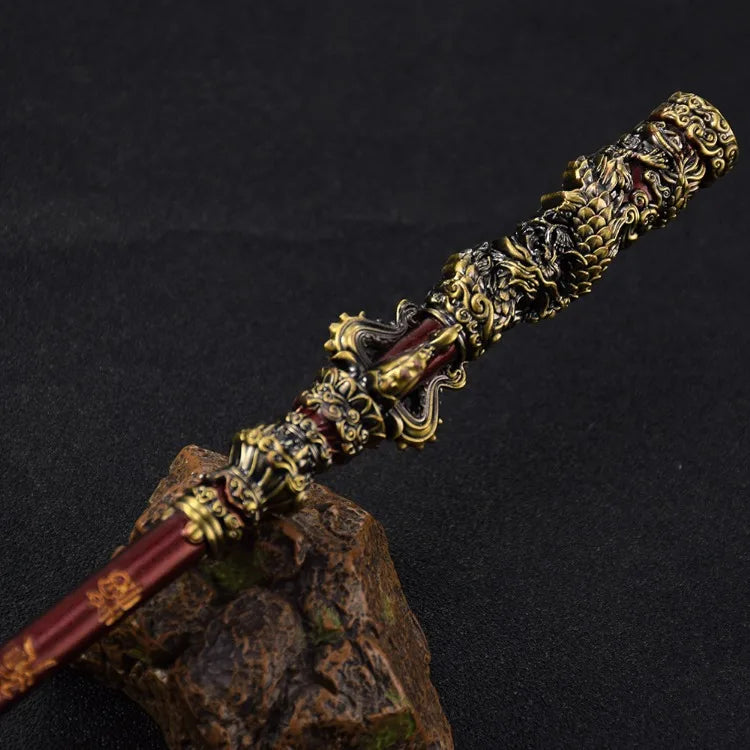 Black Myth Wukong Katana Sword Golden Hoop Stick Real Steel Sword Iron Real Size Weapon Cosplay Prop Decoration Craft Anime Gift