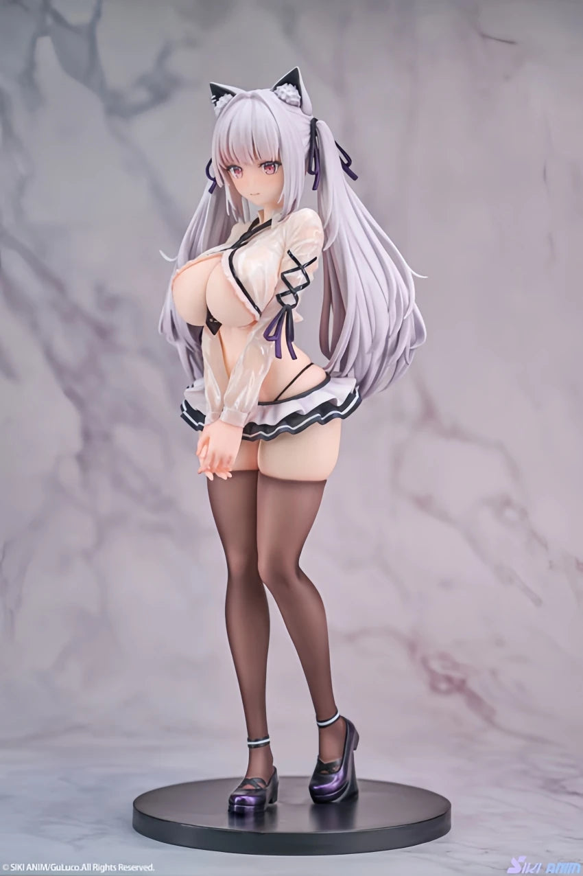 26CM Maxcute Hentai Alvina-chan Uniform Bunny Girl figure PVC Action Anime model Game statue Adult Collectible Doll toys gift