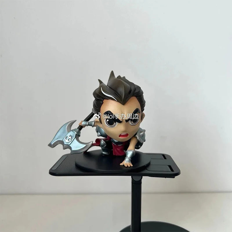 Original League of Legends Animation Game Peripheral Toys Jinx Teemo Poppy Vi Anime Action Model Figures Ornament Collection