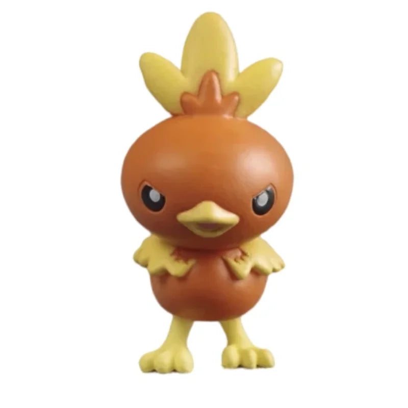 TOMY WCT Super Cute Pokemon Figures Kawaii Pikachu Piplup Vulpix Meowth Cubone Marshadow Axew Keldeo Mini 4cm Children toys