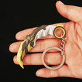 Valorant Karambit Champions 2021 Balisong Weapon 16cm Alloy Model Game Peripheral Samurai Katanas Sword Gift Toys Knife for Kids