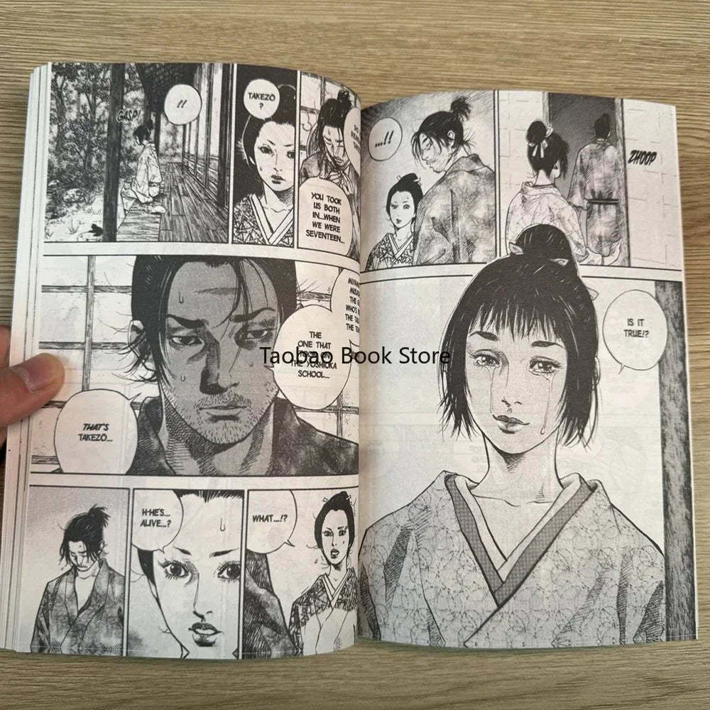 Anime Vagabond Volume 1-3 Miyamoto Musashi Japanese Teen Mystery Romance English Comic Book Manga Book English Version