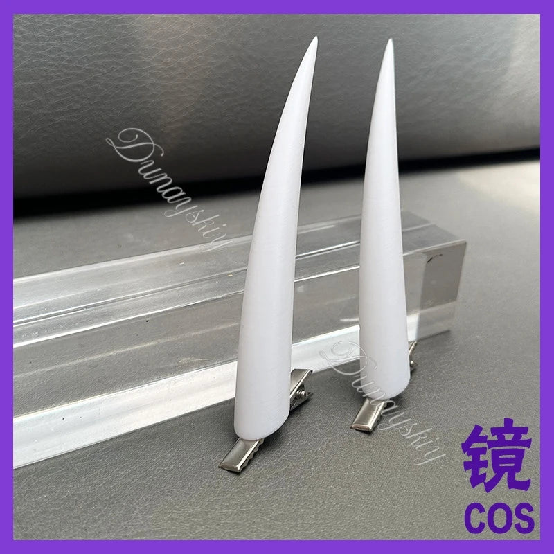 Anime Tensurai Cosplay Prop Benimaru Shuna Shion Souei Cosplay Prop 3D Printed Clip-on Horn Cosplay Accessory Halloween Stage