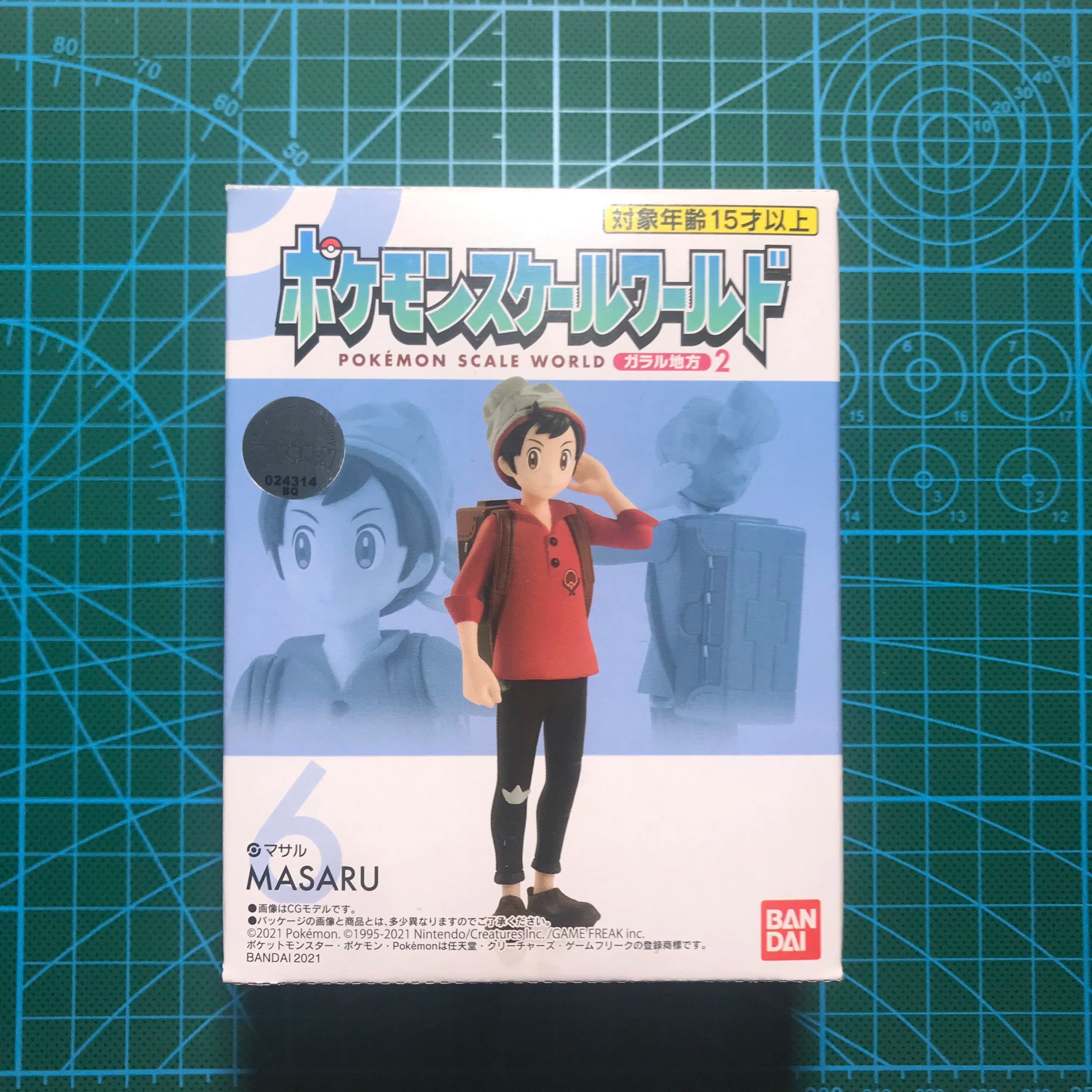 BANDAI Pokemon Figures Scale World Sinnoh Region Johto Region World Hoenn 2 Set Haruka Hikari Hibiki Anime Child Christmas Gift