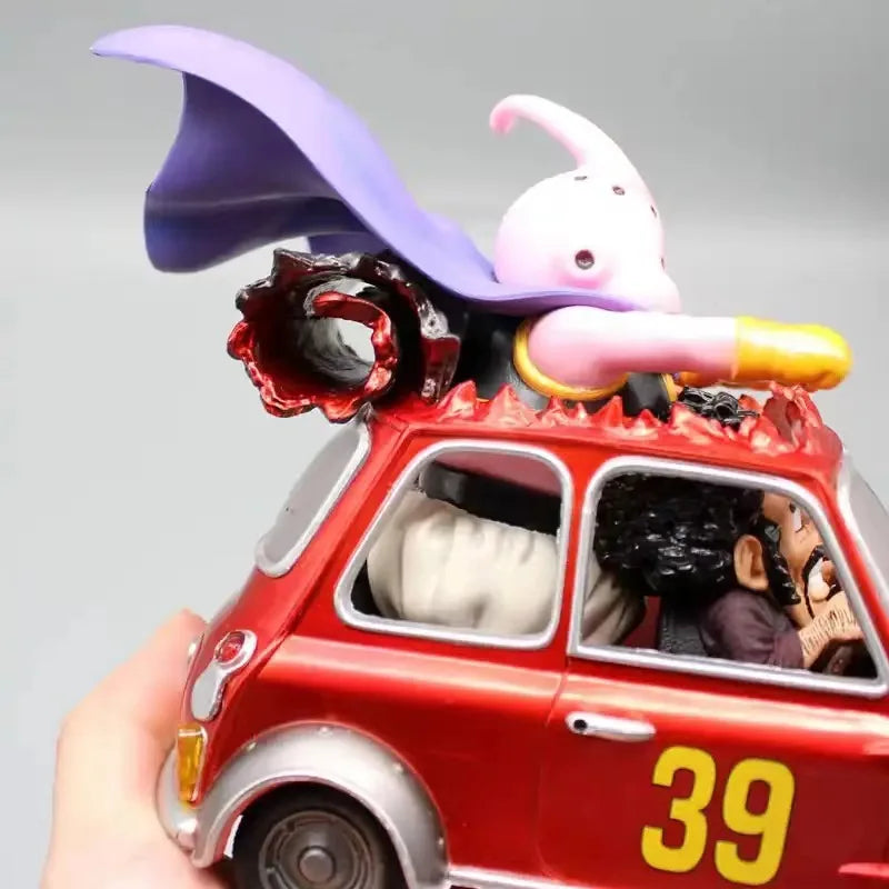 14cm Anime Dragon Ball Z Fat Buu Figures Majin Buu Figurine Mr. Satan Drive Car Pvc Statue Collectible Model Decoration Toy Gift