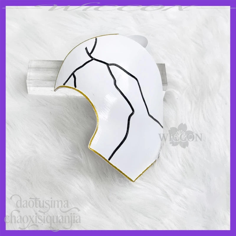 Anime Game Limbus Company Cosplay Rien 3D Polylactic Acid Half Mask Fa ...