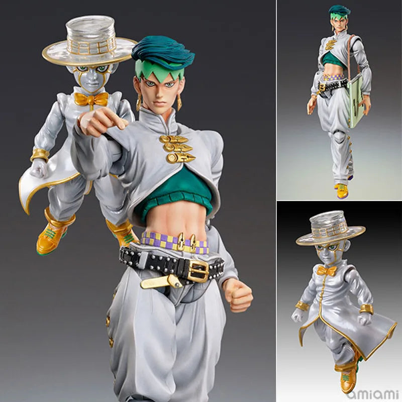 Anime Jojo Bizzare Adventure Figure Jotaro Kujo Star Platinum Kujo Jotaro Group Josuke Higashikata Killer Queen Second Figures