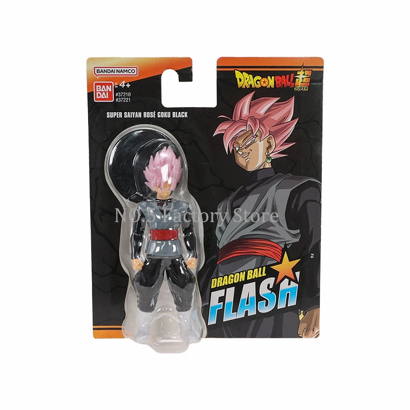 Original Bandai Dragon Ball Anime Figures FLASH Black Zamasu Goku Vegeta Frieza Broly Action Figurine Suuper Saiyan Model Toys