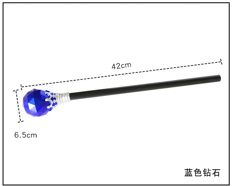 King's Scepter Cosplay Prop Halloween Performance Product Princess Prince Plastic Cane Toy