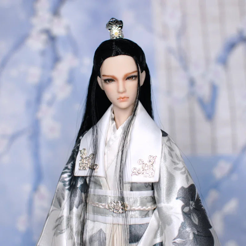 30cm Doll Chinese Ancient Costume Accessories 1/6 Male BJD Doll Figures Flexible Body Boy Doll Long Hair Boyfriend Toys Gift