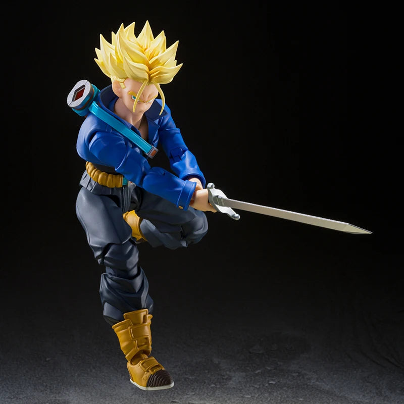SHF Dragon Ball Z Figure Super Saiyan Trunks Action Figure Movable PVC Collection Anime Future Boy Torankusu Figures Model Toys