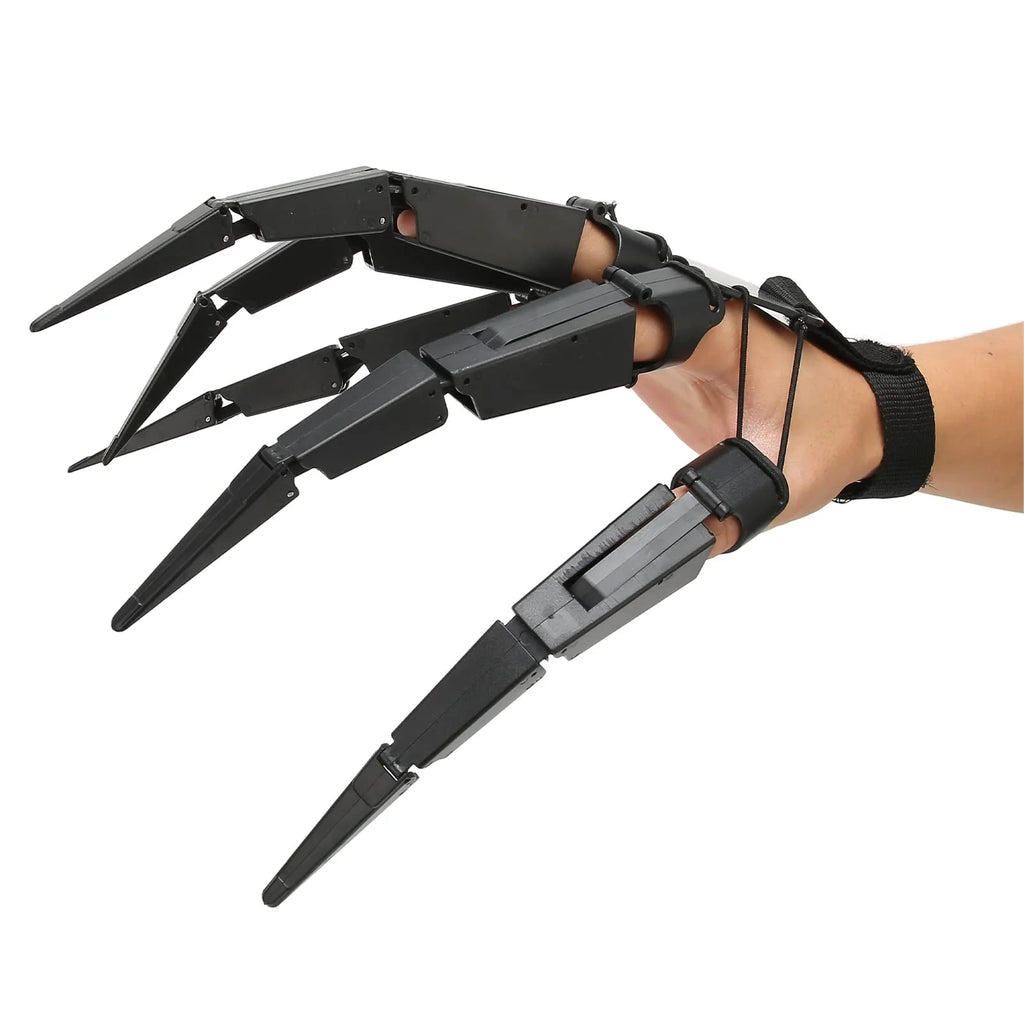 Halloween Cosplay  Realistic Horror Ghost Claw Props Articulated Fingers Fake Finger Skeleton Hands Prop Party Decor Finger