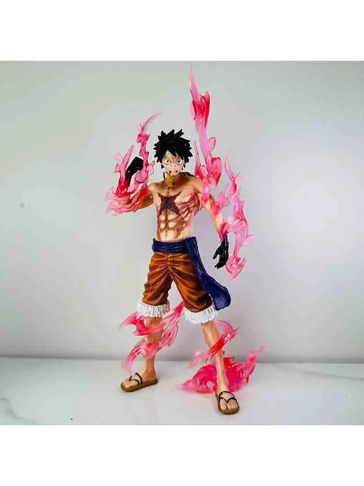 Luffy Flowing Cherry Figure