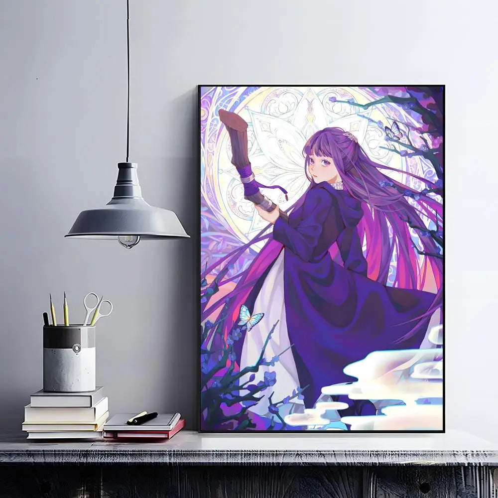Frieren Retro Anime Poster
