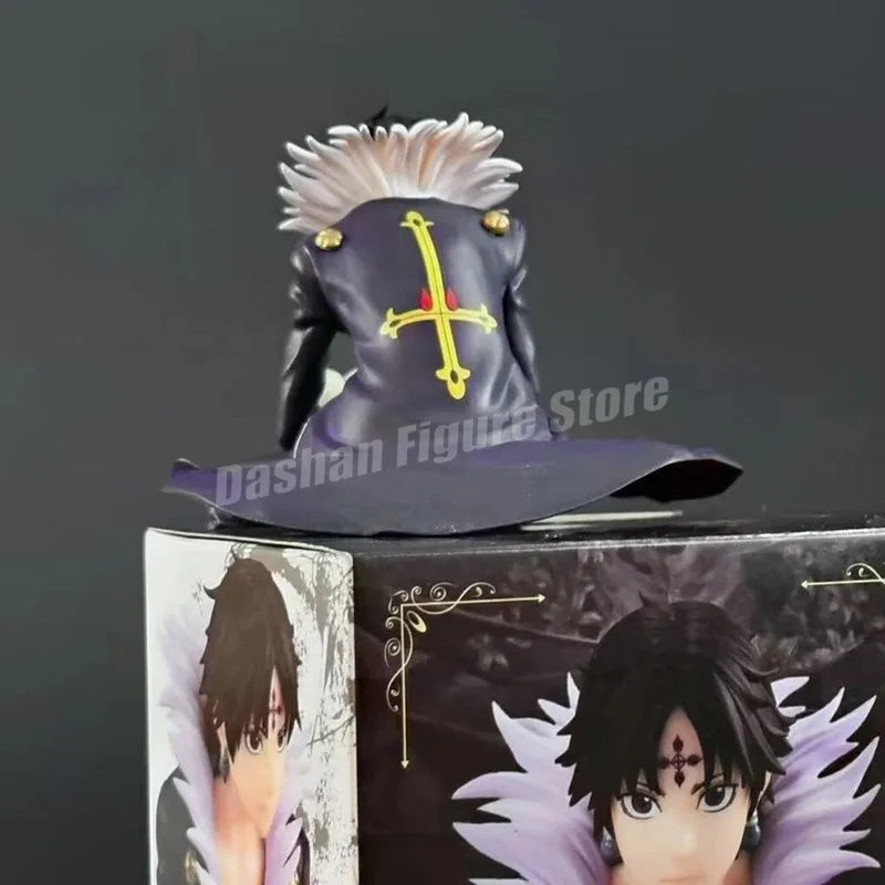 14cm Phantom Troupe Chrollo Action Figure Hunter×Hunter Noodle Stopper Kurapika Figures Model Toys PVC Collection Car Ornaments