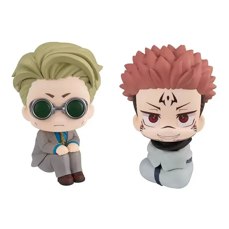 10cm Anime Jujutsu Kaisen Lookup Figures Nanami Kento Figure Sitting Doll Sukuna Figurine Q Version PVC Cute Desktop Decor Toys