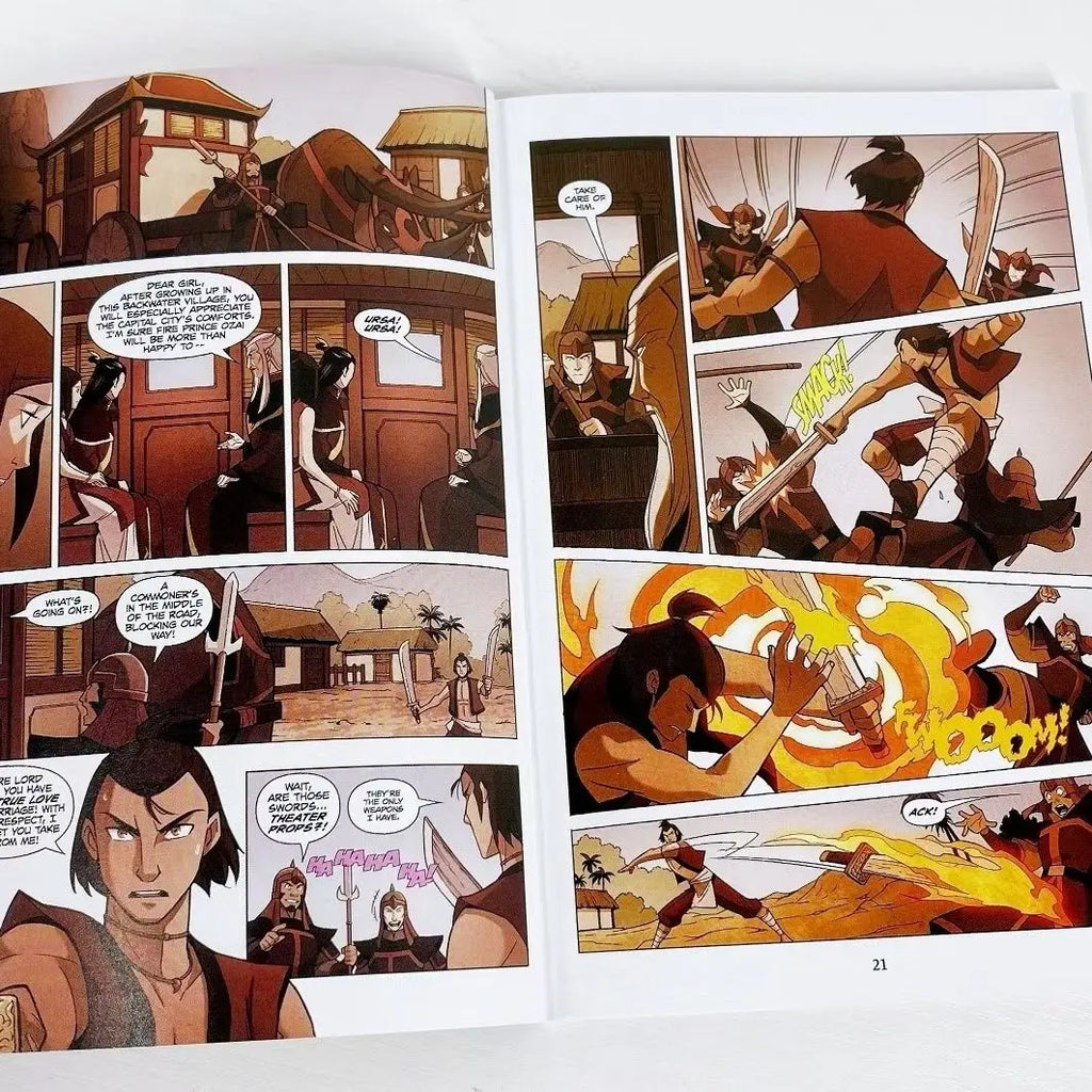 Avatar:The Last Airbender Season 1 Nine books + Season 2 Nine books English book American comics Action comedy fantasy story