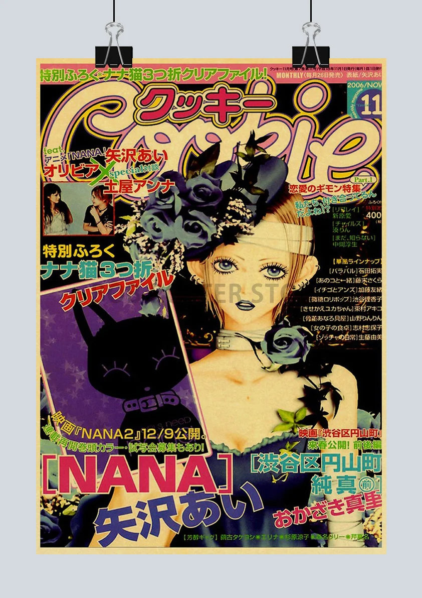 NANA Retro Kraft Paper Poster