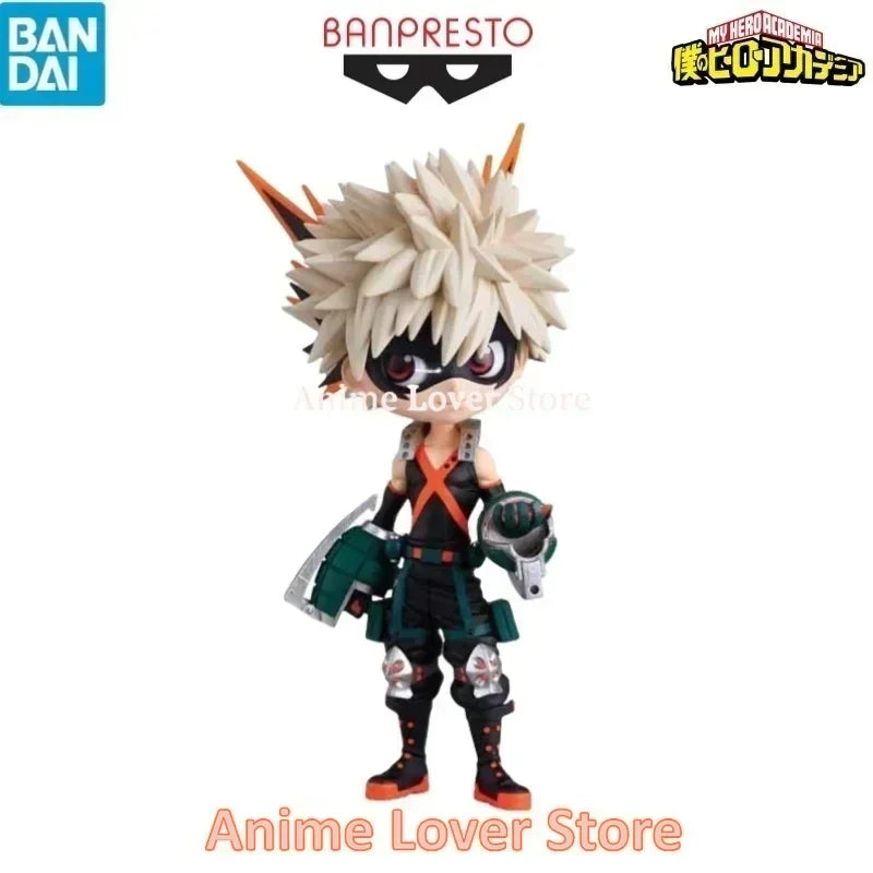 In Stock Bandai Banpresto QPosket My Hero Academia Bakugou Katsuki deku Todoroki Shoto Himiko Toga Dabi Hawks Anime Figures