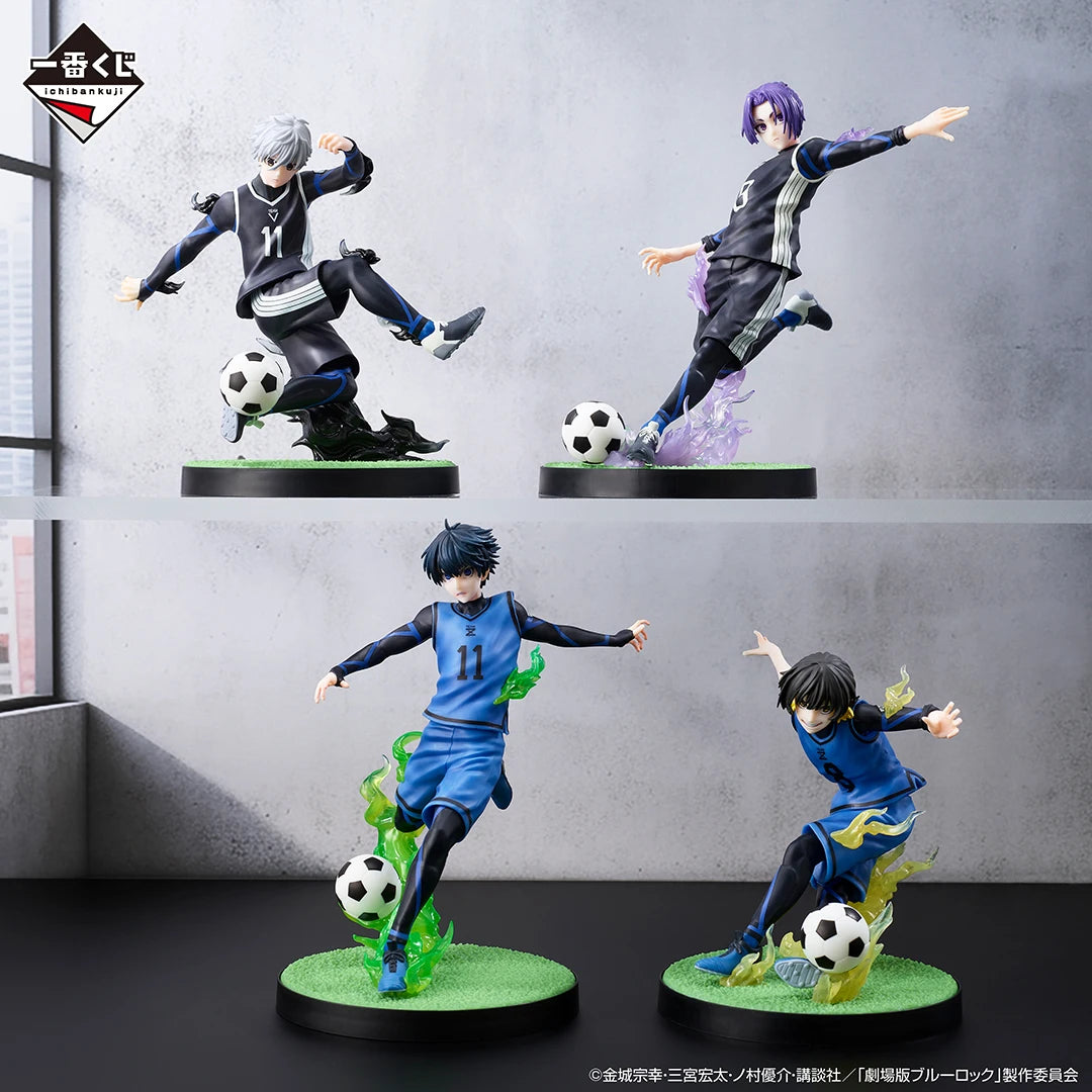 BANDAI Ichiban KUJI Blue Lock Isagi Yoichi Bachira Meguru wielding saboteurs Anime Action Figures Model Collection Toy