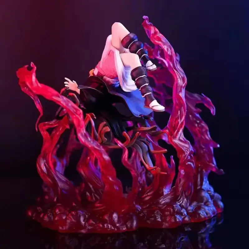 Hot Ghost Annihilation Blade Gk Blood Ghost Art, Bloody Bean Special Effect Scene Model, Cartoon Desktop Ornament Handmade