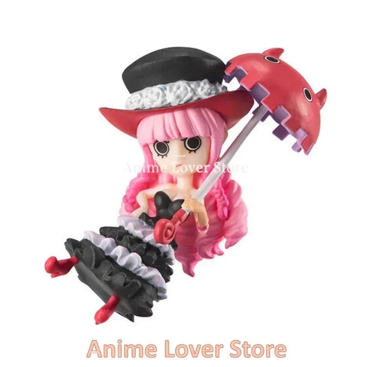 Bandai Original One Piece Gashapon Devil Fruits Vo.8 Zoro Perona Franky Mihawk Sunny Brook Anime Figures Toys for Kids Gift