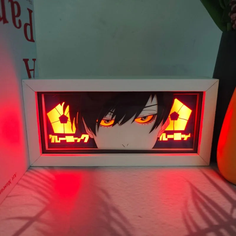 Anime Light Box Tokyo Ghoul:re Kaneki Ken Cartoon 3D Light Peripherals Color Lamp Bedroom Table Top Ornaments Funny Gifts Crafts