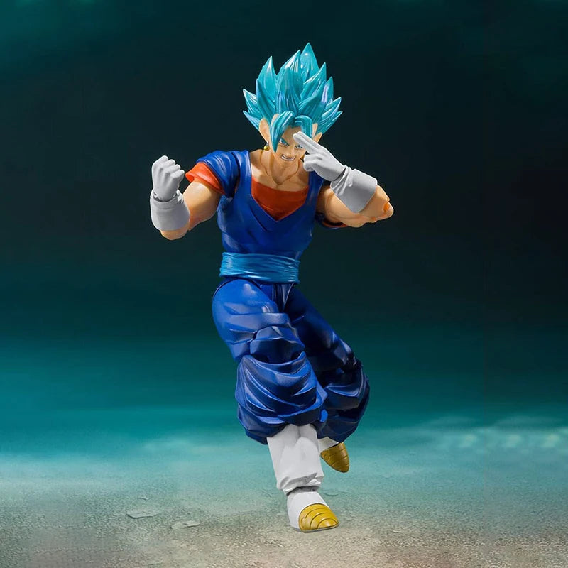 Shf Dragon Ball Z Figures Super Saiyan God Vegetto Action Figure Model Collection Anime DBZ Vegeta Son Goku Potara Figurine Toys