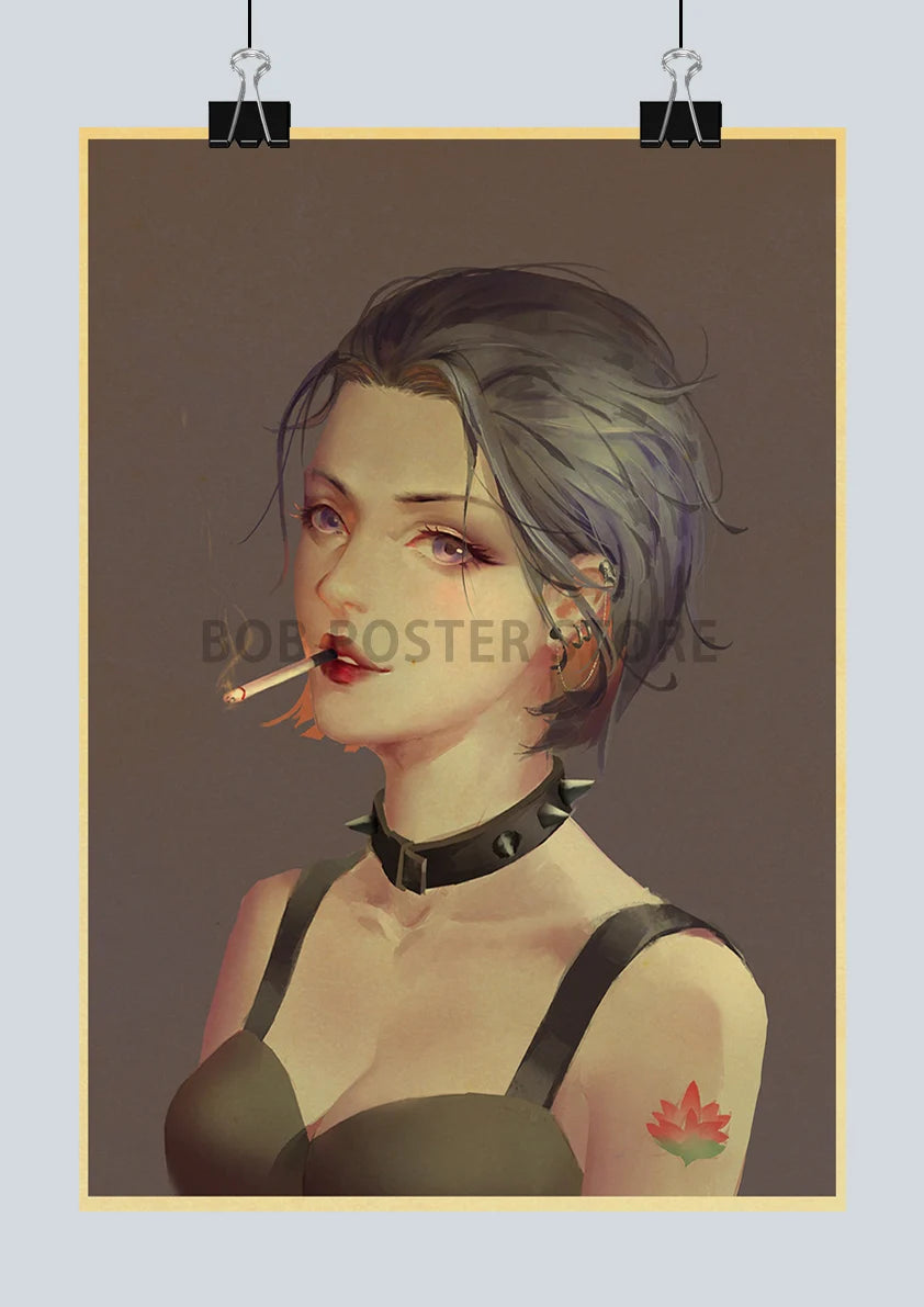 NANA Retro Kraft Paper Poster