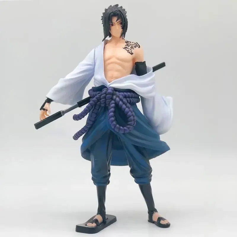 1Pc 20cm Anime Naruto Sasuke Kakashi Uzumaki Gaara Action Figures Cartoon PVC Collectiable Model Toys Kids Boys Birthday Gifts
