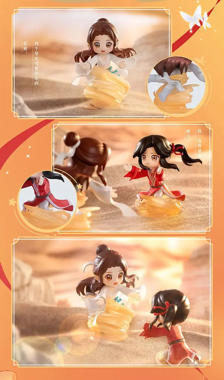 Genuine Heavenly Official Blessing Xie Lian Hua Chneg San Lang Lucky To Meet You Series Action Figures Model Anime Toys Gift