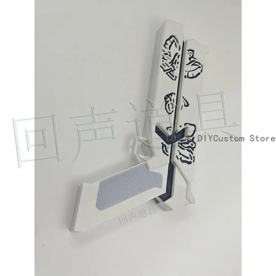 Anime Game Library Of Ruina Cosplay Prop Ruina Gun Prop PVC White Black Colour Lobotomy Corporation Props Women Men Halloween